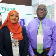 Sayed Ibrahim, CEO
and Hala Elsheikh, Business Deverlopment Manager, Sprinjene