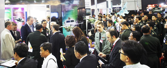Major exhibiting companies at the show Photo