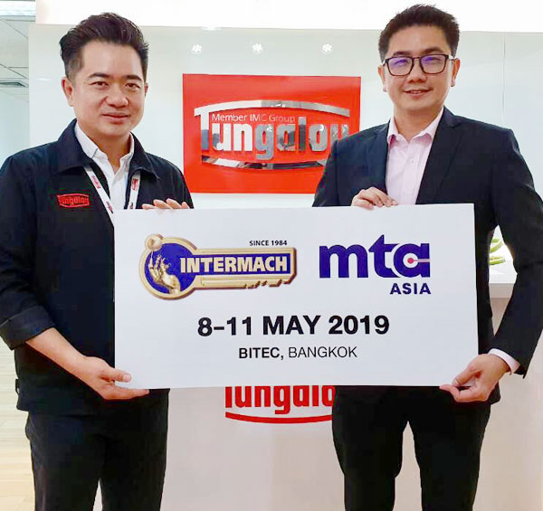 Mr. Dylan Khor - Managing Director of Tungaloy Cutting Tool Thailand Corporate Limited and Mr. Sanchai Noombunnam - Deputy Managing Director of UBM Asia (Thailand) Co., Ltd.