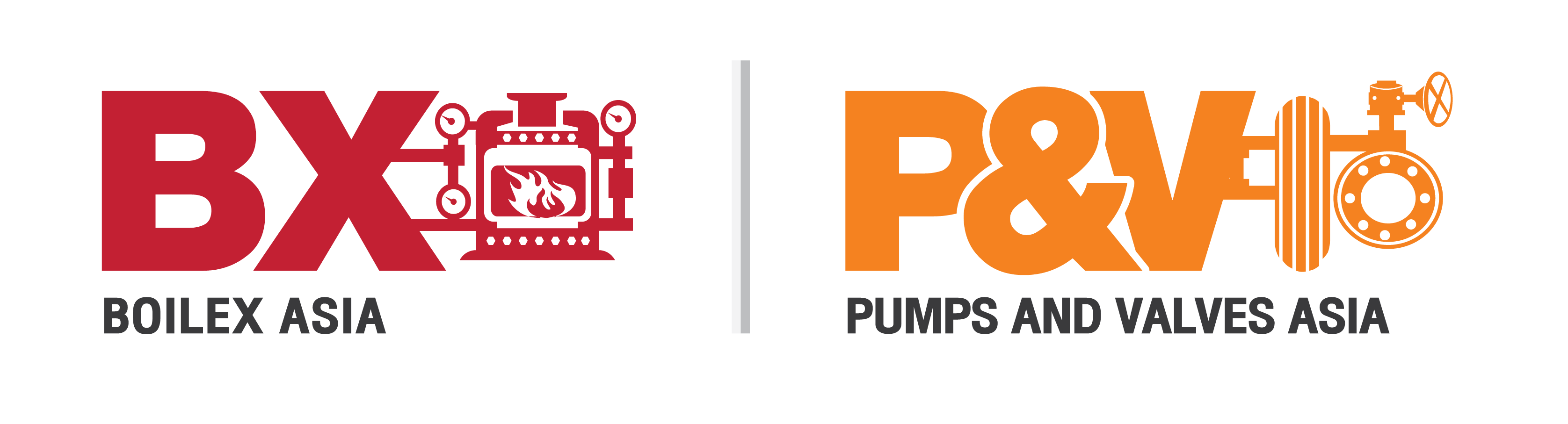 Boilex Asia and Pumps & Valves Asia Logo