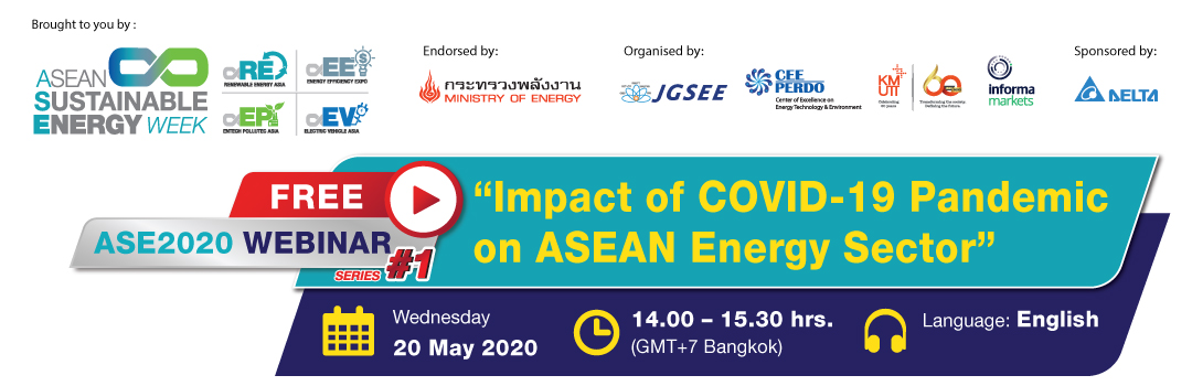 ASEAN Sustainable Energy Week 2020 Webinar E-Newsletter Header