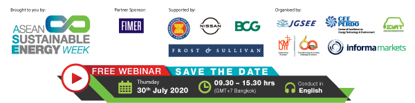 ASEAN Sustainable Energy Week 2020 Webinar E-Newsletter Header