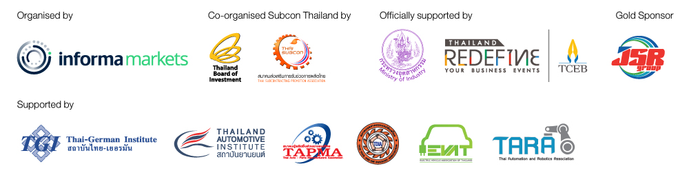 Intermach and Subcon Thailand 2020 E-newsletter Footer