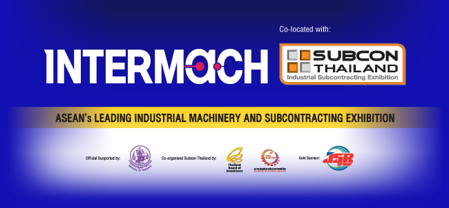 Intermach and Subcon Thailand Logo Header