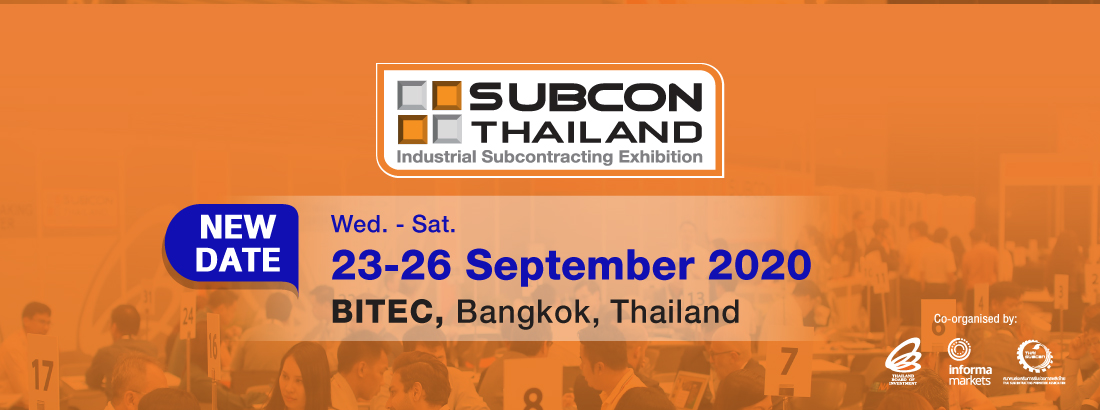 Subcon Thailand 2020 Postpone E-Newsletter Header