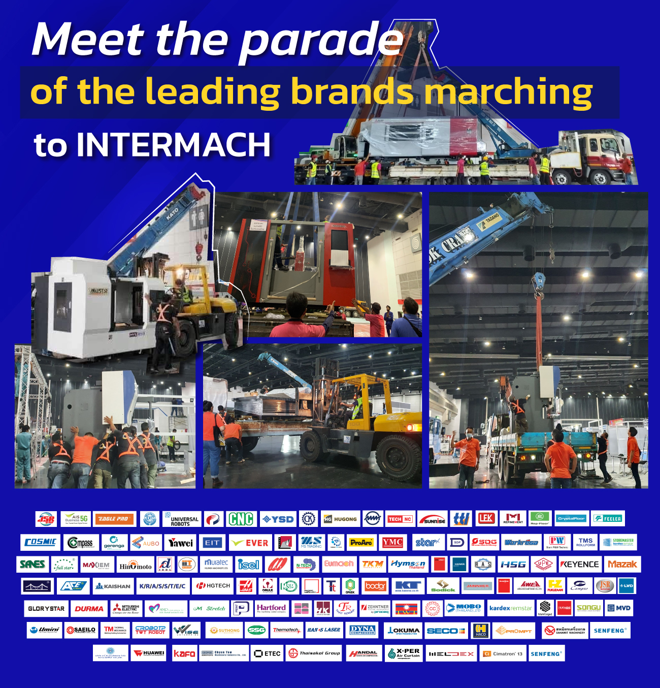 Meet the parade of the leading brands marching to INTERMACH
