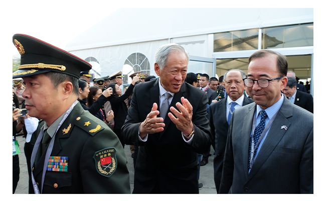 Doctor Ng Eng Hen Minister for Defence Singapore
