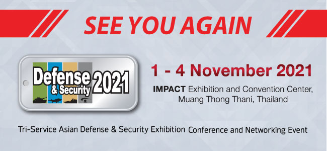 See You Again - Defense and Security 2021, 1-4 November 2021, Impact Muang Thong Thani, Thailand